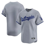 Johmsee LA.Dodgers Blank Player Gray Limited Game Stitched Jerseys