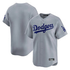 Johmsee LA.Dodgers Blank Player Gray Limited Home Stitched Jerseys