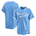 Johmsee LA.Dodgers Blank Player Light Blue Cooperstown Collection Limited Stitched Jerseys
