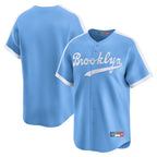 Johmsee LA.Dodgers Blank Player Light Blue Cooperstown Collection Limited Stitched Jerseys