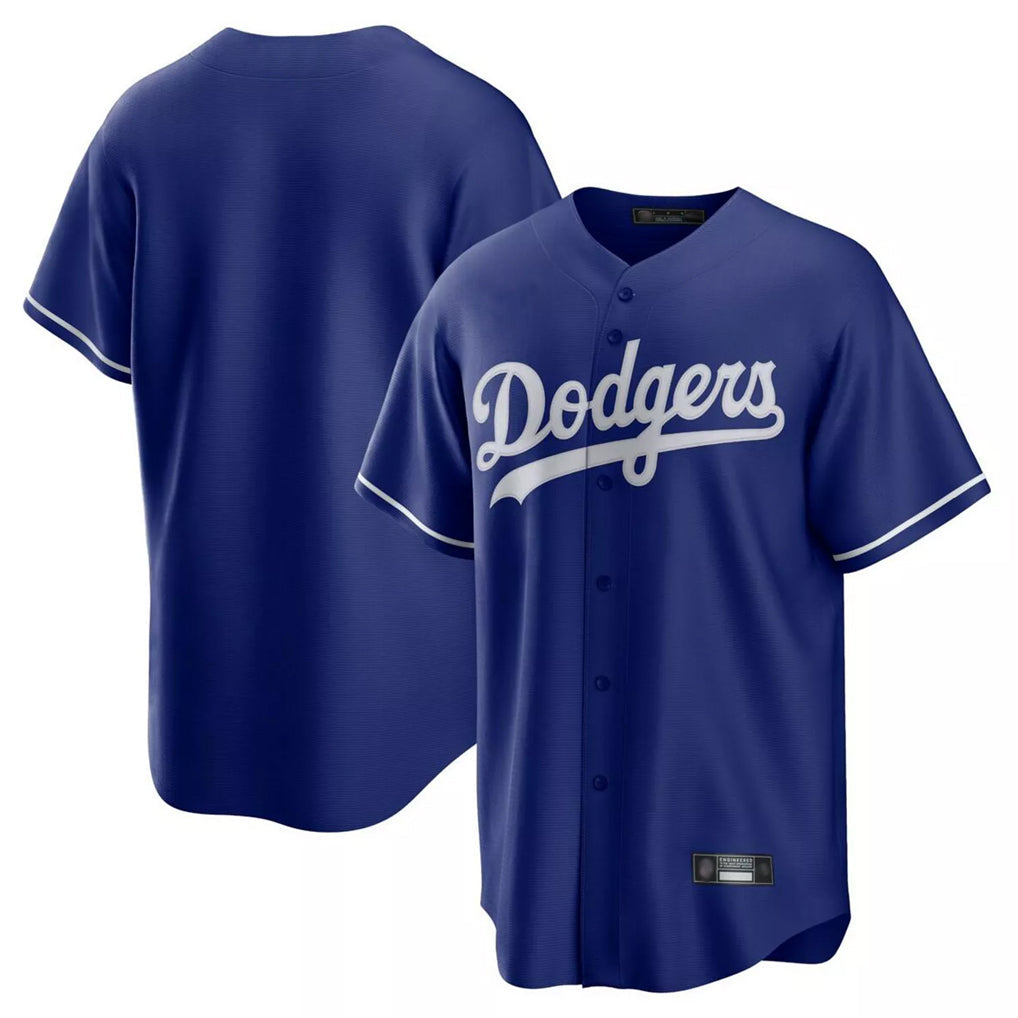 Johmsee LA.Dodgers Blank Player Royal Game Home Stitched Jerseys