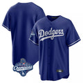 Johmsee LA.Dodgers Blank Player Royal Game Home World Series Meet Stitched Jerseys