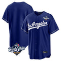 Johmsee LA.Dodgers Blank Player Royal Game World Series Stitched Jerseys