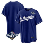 Johmsee LA.Dodgers Blank Player Royal Game World Series Stitched Jerseys