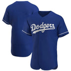 Johmsee LA.Dodgers Blank Player Royal Limited Elite Home Stitched Jerseys