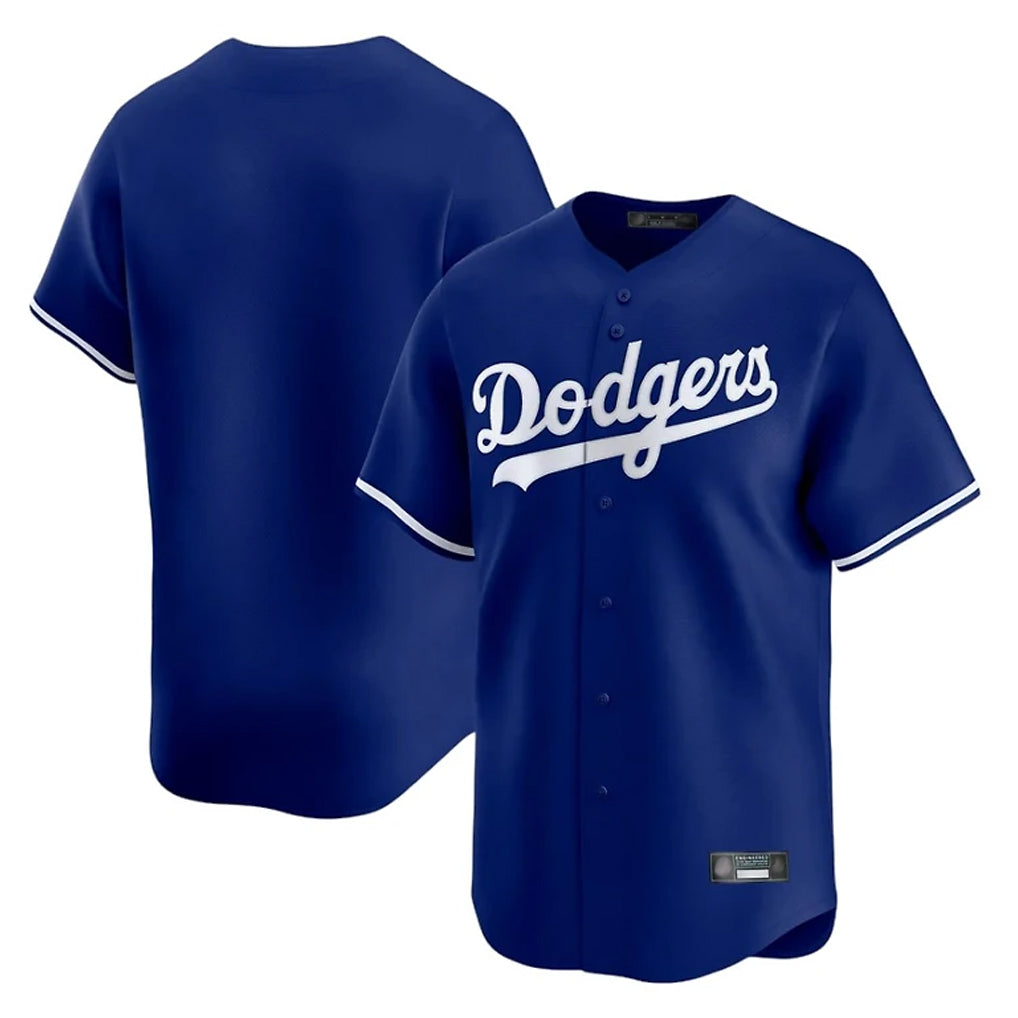 Johmsee LA.Dodgers Blank Player Royal Limited Home Stitched Jerseys