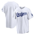 Johmsee LA.Dodgers Blank Player White Home Game Stitched Jerseys