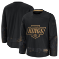 Johmsee LA.Kings Black 2024 Military Appreciation Practice Jerseys