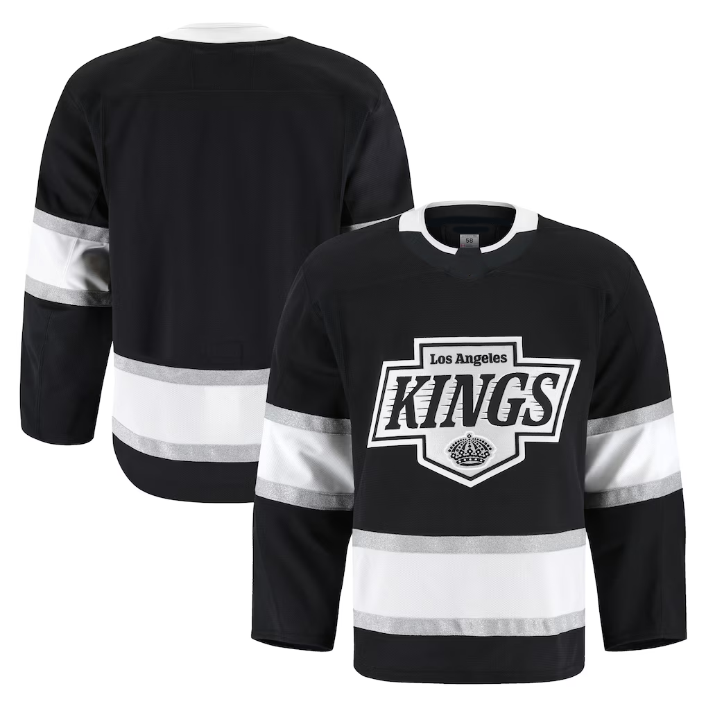 Johmsee LA.Kings Black Home Authentic Pro Jerseys