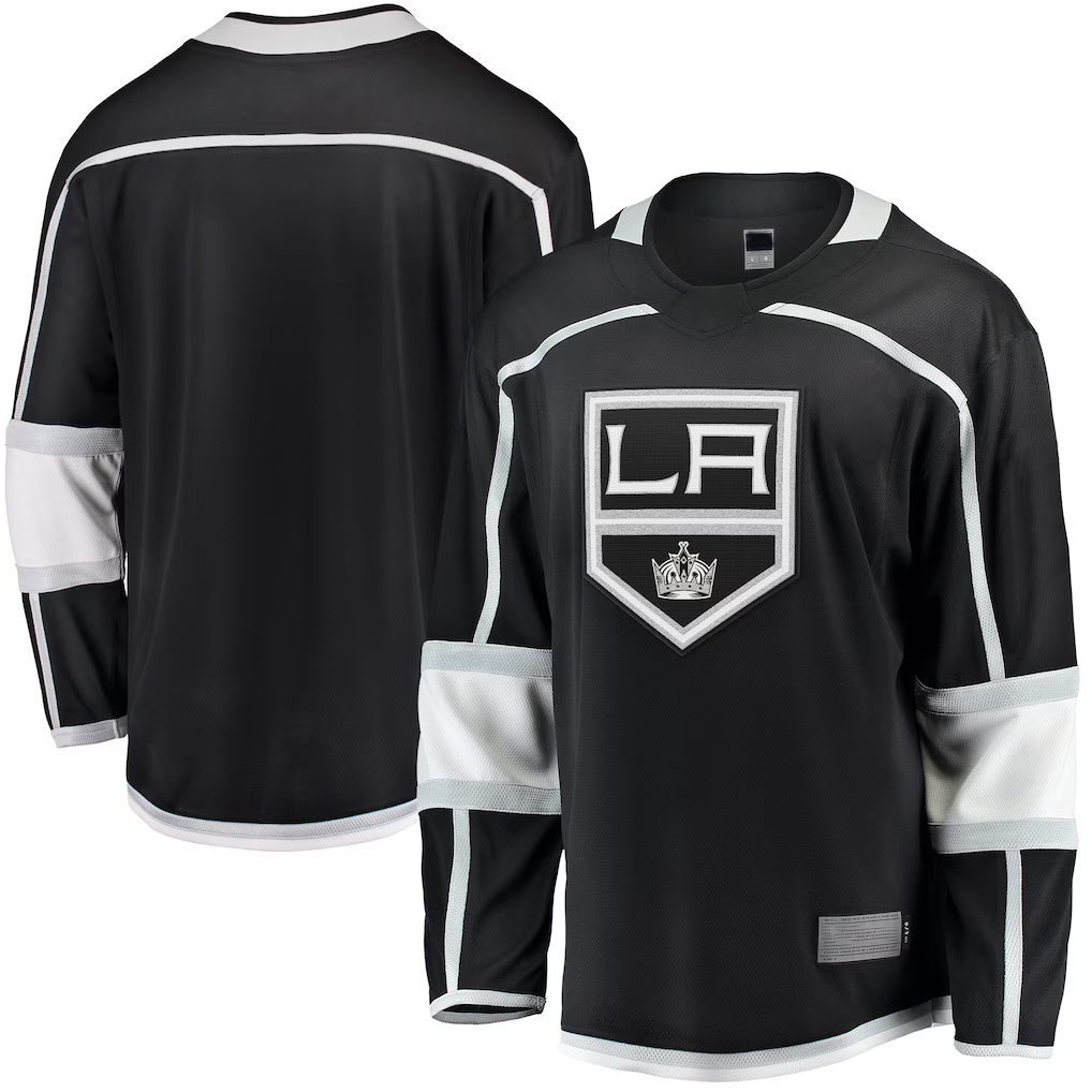 Johmsee LA.Kings Black Home Breakaway Jerseys