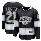 Johmsee LA.Kings #21 Scott Laughton Black Home Breakaway Jerseys