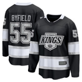 Johmsee LA.Kings #55 Quinton Byfield Black Home Breakaway Jerseys