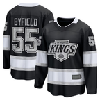 Johmsee LA.Kings #55 Quinton Byfield Black Home Breakaway Jerseys