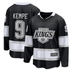 Johmsee LA.Kings #9 Adrian Kempe Black Home Premier Breakaway Player Jerseys