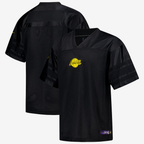 Johmsee LA.Lakers Black Courtside Football Stitched Jerseys