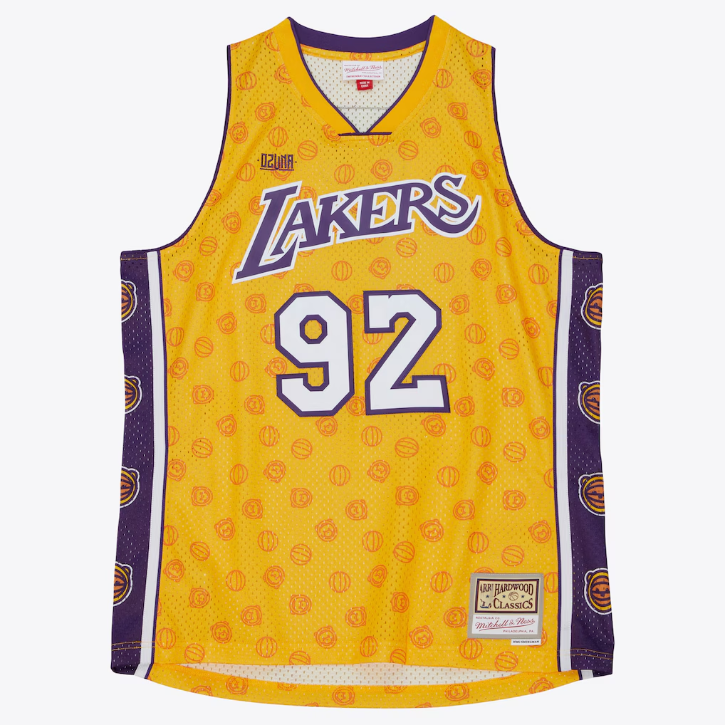 Johmsee LA.Lakers Mitchell & Ness x Ozuna Swingman Stitched Jerseys