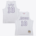Johmsee LA.Lakers #10 Steve Nash White Mitchell & Ness 2012 Day Authentic Stitched Jerseys