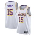 Johmsee LA.Lakers #15 Austin Reaves White Association Edition Swingman Stitched Jerseys