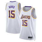 Johmsee LA.Lakers #15 Austin Reaves White Association Edition Swingman Stitched Jerseys