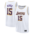 Johmsee LA.Lakers #15 Austin Reaves White Fast Break Replica Player Stitched Jerseys - Association Edition