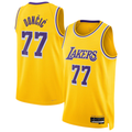 Johmsee LA.Lakers #77 Luka Doncic Dri-Fit Swingman Stitched Jerseys