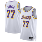 Johmsee LA.Lakers #77 Luka Don?i? White Swingman Stitched Jerseys - Association Edition