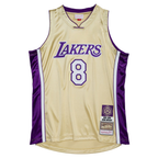 Johmsee LA.Lakers #8 Kobe Bryant Mitchell & Ness Gold Hall of Fame Class of 2020 #8 Authentic Stitched Jerseys