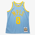 Johmsee LA.Lakers #8 Kobe Bryant Mitchell & Ness Powder Blue 2001-2002 Hardwood Classics Authentic Player Stitched Jerseys