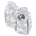 Johmsee LA.Rams Arctic Camo Salute to Service Hoodies Limited Game Blank Player Stitched Jerseys