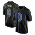 Johmsee LA.Rams #0 Byron Young Player Black Fashion Limited Home Game Stitched Jerseys