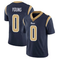 Johmsee LA.Rams #0 Byron Young Player Navy Limited Vapor Untouchable Home Game Stitched Jerseys