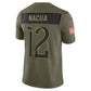 LA.Rams #12 Puka Nacua Olive 2025 Salute to Service Limited Stitched American Football Jerseys