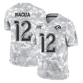 Johmsee LA.Rams #12 Puka Nacua Player Arctic Camo Salute To Service Limited Game Stitched Jerseys