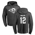 Johmsee LA.Rams #12 Puka Nacua Player Gray Pullover Hoodie Limited Game Stitched Jerseys
