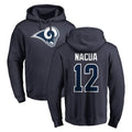 Johmsee LA.Rams #12 Puka Nacua Player Navy Pullover Hoodie Limited Game Stitched Jerseys