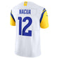 LA.Rams #12 Puka Nacua White Vapor F.U.S.E. Limited Stitched American Football Jerseys