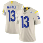 Johmsee LA.Rams #13 Kurt Warner Player Bone Limited Vapor Retired Stitched Jerseys