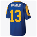 Johmsee LA.Rams #13 Kurt Warner Player Royal Mitchell & Ness Legacy Retired Limited Stitched Jerseys