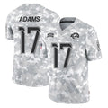 Johmsee LA.Rams #17 Davante Adams Player Arctic Camo Salute To Service Limited Game Stitched Jerseys