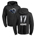 Johmsee LA.Rams #17 Davante Adams Player Black Pullover Hoodie Limited Game Stitched Jerseys