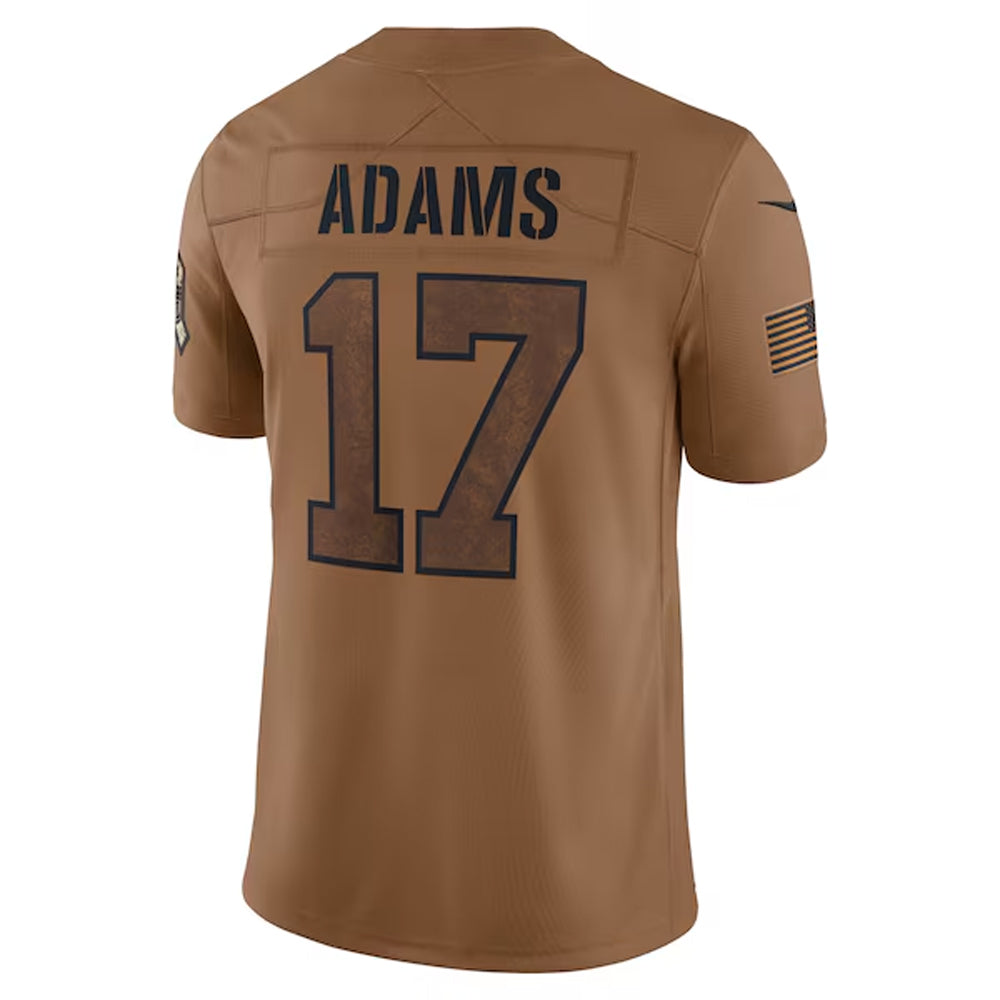 Johmsee LA.Rams #17 Davante Adams Player Brown Salute To Service Limited Stitched Jerseys