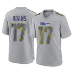 Johmsee LA.Rams #17 Davante Adams Player Gray Atmosphere Fashion Home Game Stitched Jerseys