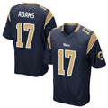 Johmsee LA.Rams #17 Davante Adams Player Navy Home Game Stitched Jerseys