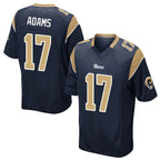 Johmsee LA.Rams #17 Davante Adams Player Navy Home Game Stitched Jerseys
