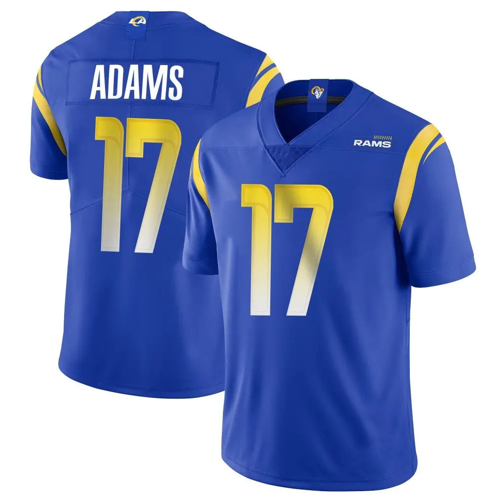 Johmsee LA.Rams #17 Davante Adams Player Royal Limited Vapor Untouchable Home Game Stitched Jerseys