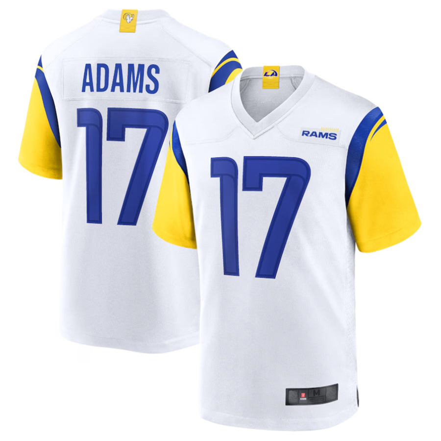 Johmsee LA.Rams #17 Davante Adams Player White Game Stitched Jerseys
