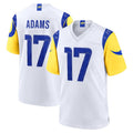 Johmsee LA.Rams #17 Davante Adams Player White Limited Home Game Stitched Jerseys