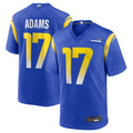 Johmsee LA.Rams #17 Davante Adams Royal Game Player Stitched Jerseys