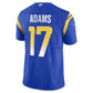 LA.Rams #17 Davante Adams Royal Vapor F.U.S.E. Limited Stitched American Football Jerseys