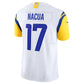 LA.Rams #17 Puka Nacua White Vapor F.U.S.E. Limited Stitched American Football Jerseys